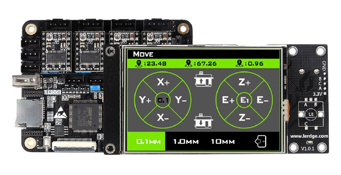 Плата материнская Lerdge-X + экран 3.5 сенсорный