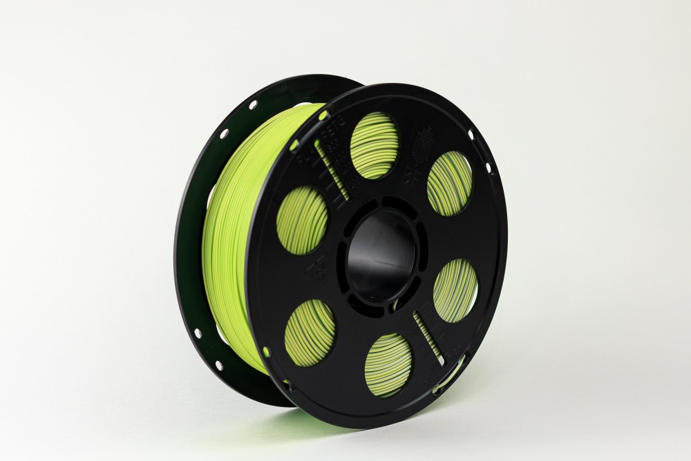 Трехцветный PLA шелк желтый зеленый серебро пластик Bestfilament для 3D-принтеров 1 кг (1,75 мм)