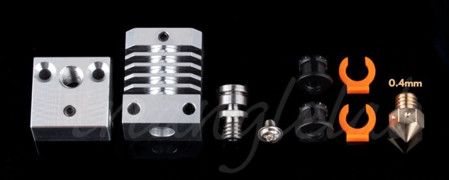 Цельнометаллический Hotend Trianglelab Swiss CR10, прецизионный алюминиевый радиатор Титан BREAK 3D, 24В, для ender3 cr10