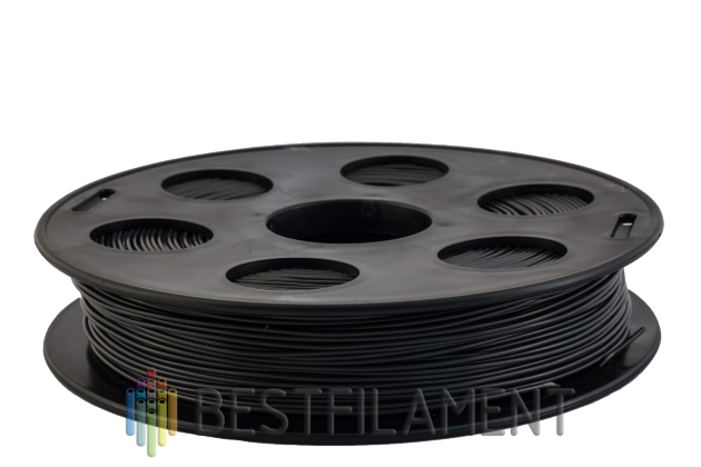 Черный TPU SOFT пластик Bestfilament для 3D-принтеров 0.5 кг (1,75 мм)