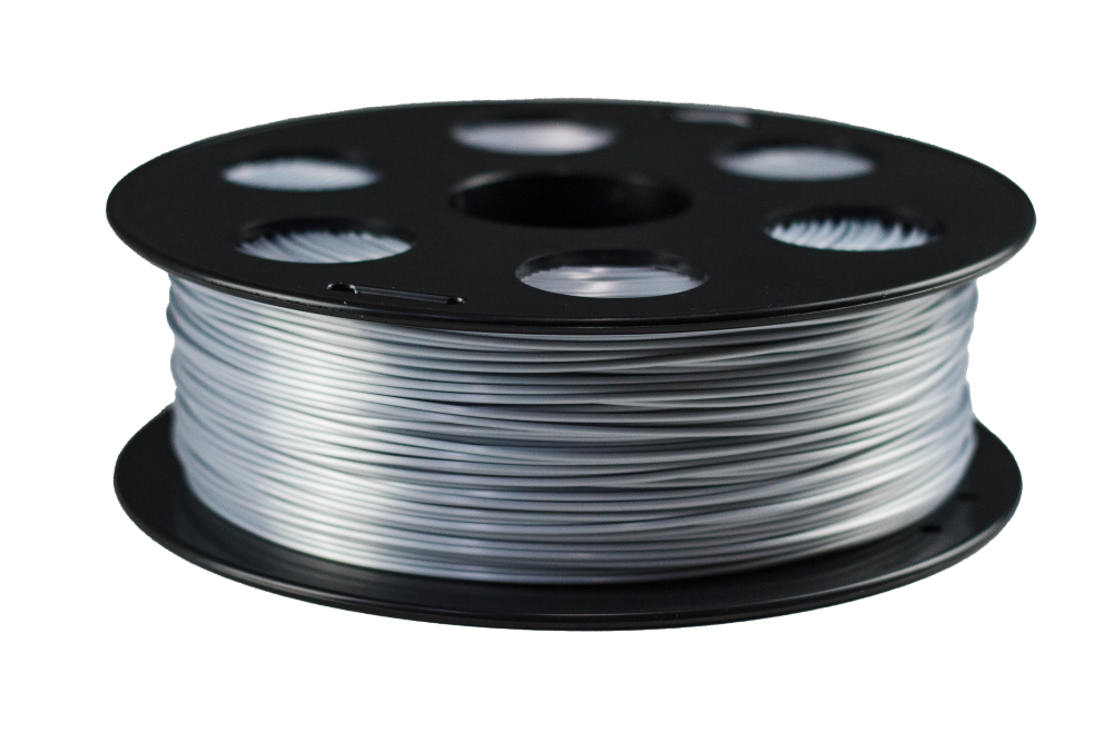 Серебристый PLA-шелк пластик Bestfilament для 3D-принтеров 1 кг (1,75 мм)
